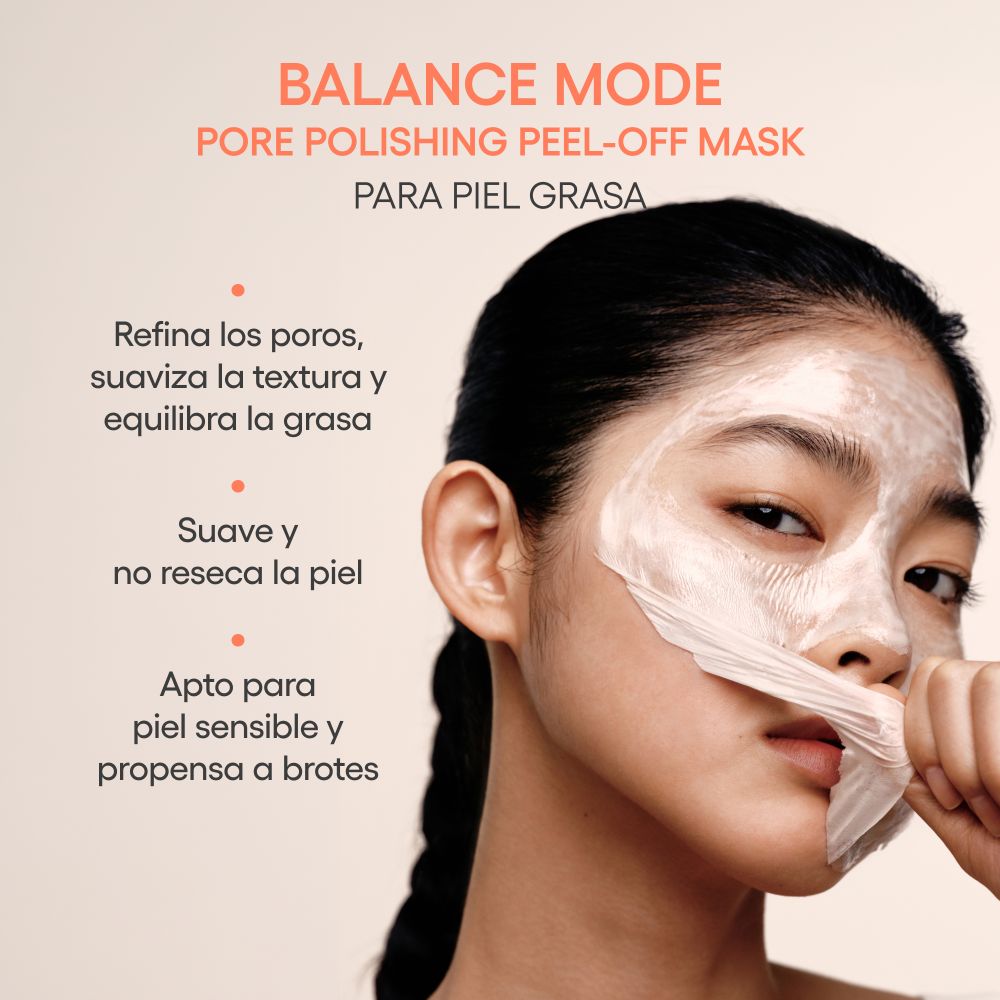 BALANCE MODE PORE POLISHING PEEL-OFF MASK (MASCARILLA FACIAL PEEL-OFF)